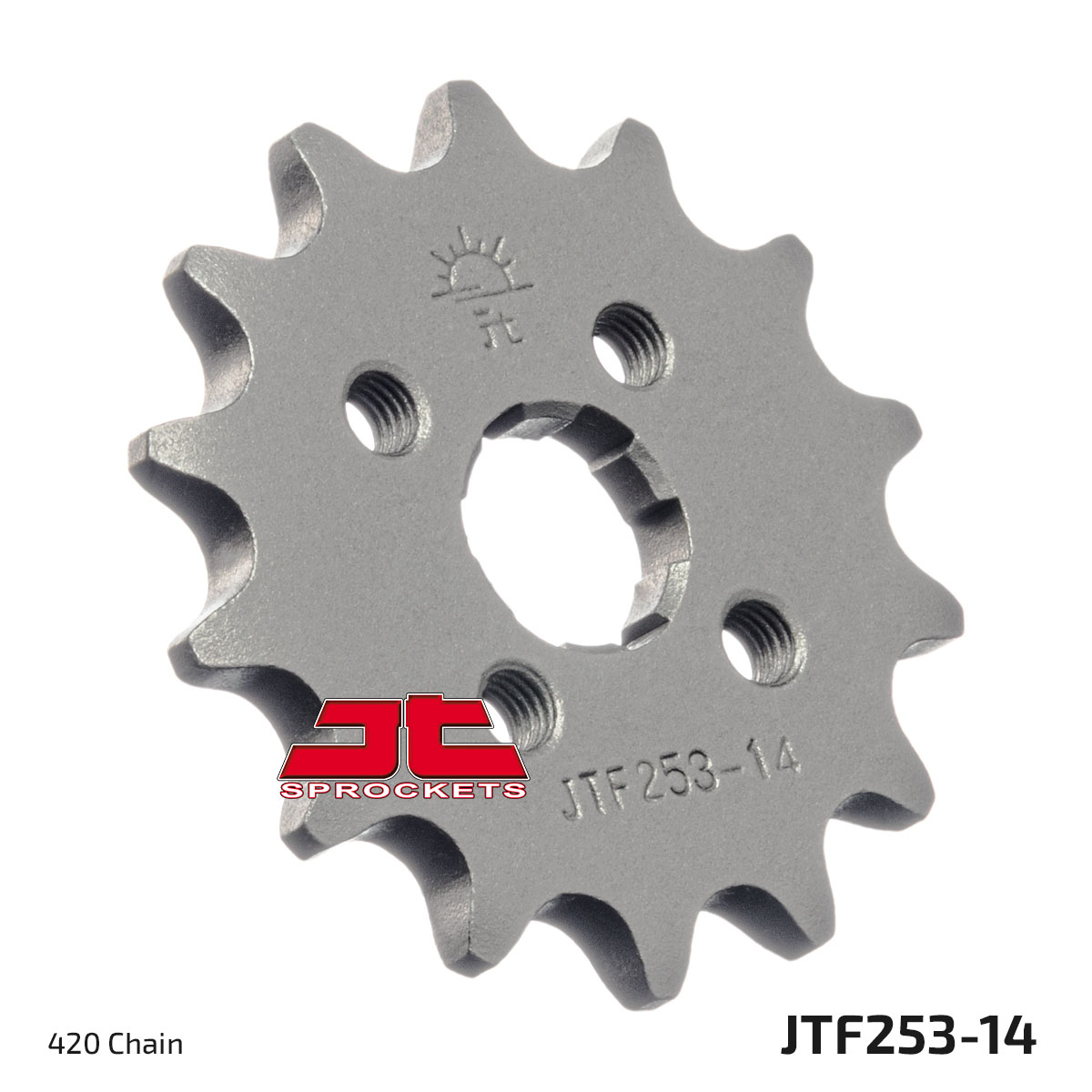 JT Front Sprocket Honda CR60 85-86, CRF110 13-23, C70 75-80, C70 Z2/ZZ 80-82 (253-14)