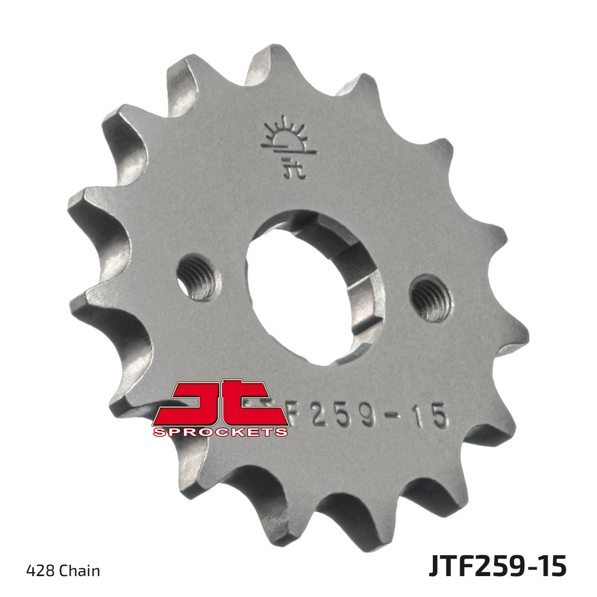 JT Front Sprocket Honda CB125T 78-82, CB125TD 82-88, MTX125 83-94 (259-15)