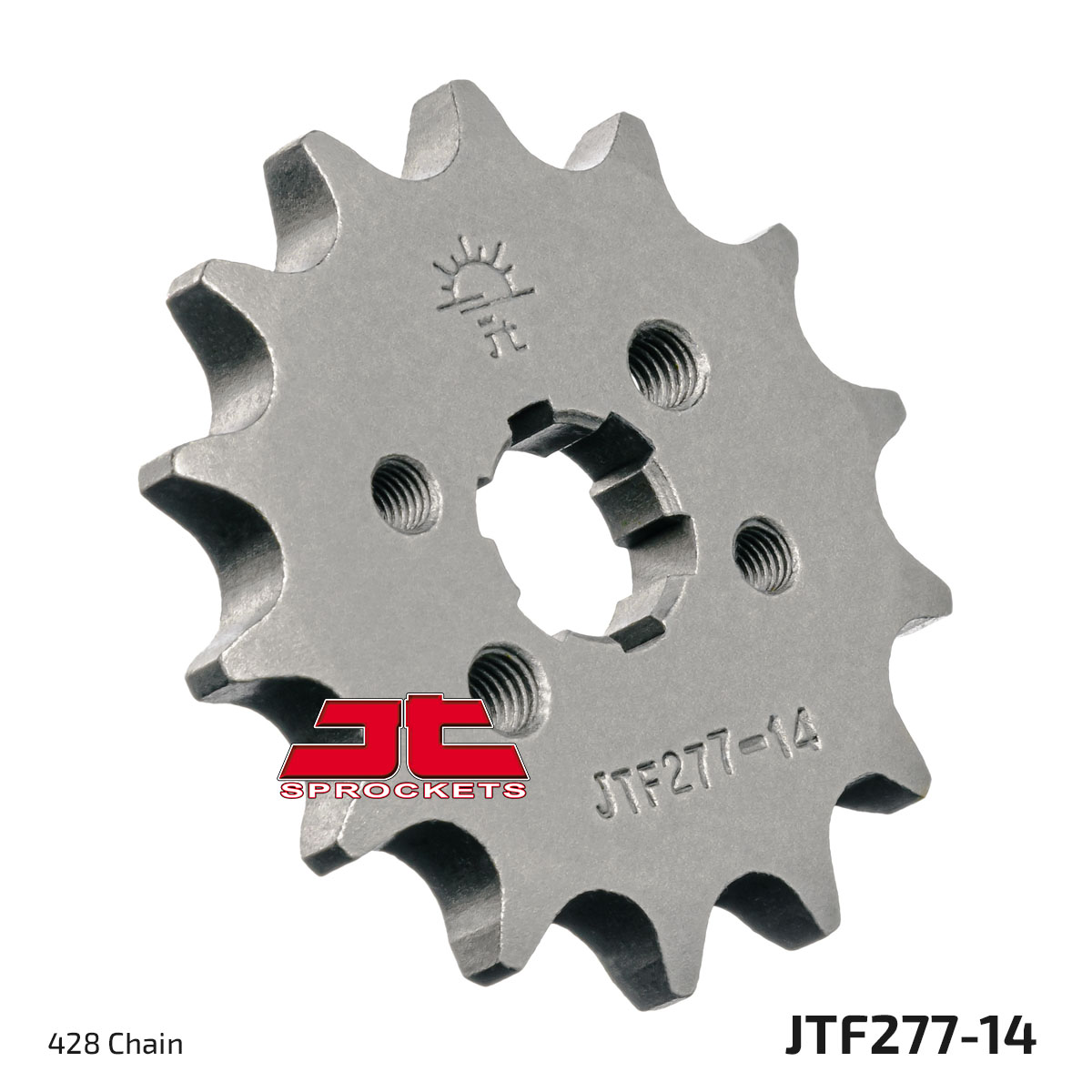 JT Front Sprocket Derbi 125 GPR 09-13, 125 Senda DRD R 10-13, 125 DRD SM 09-13 (277-14)