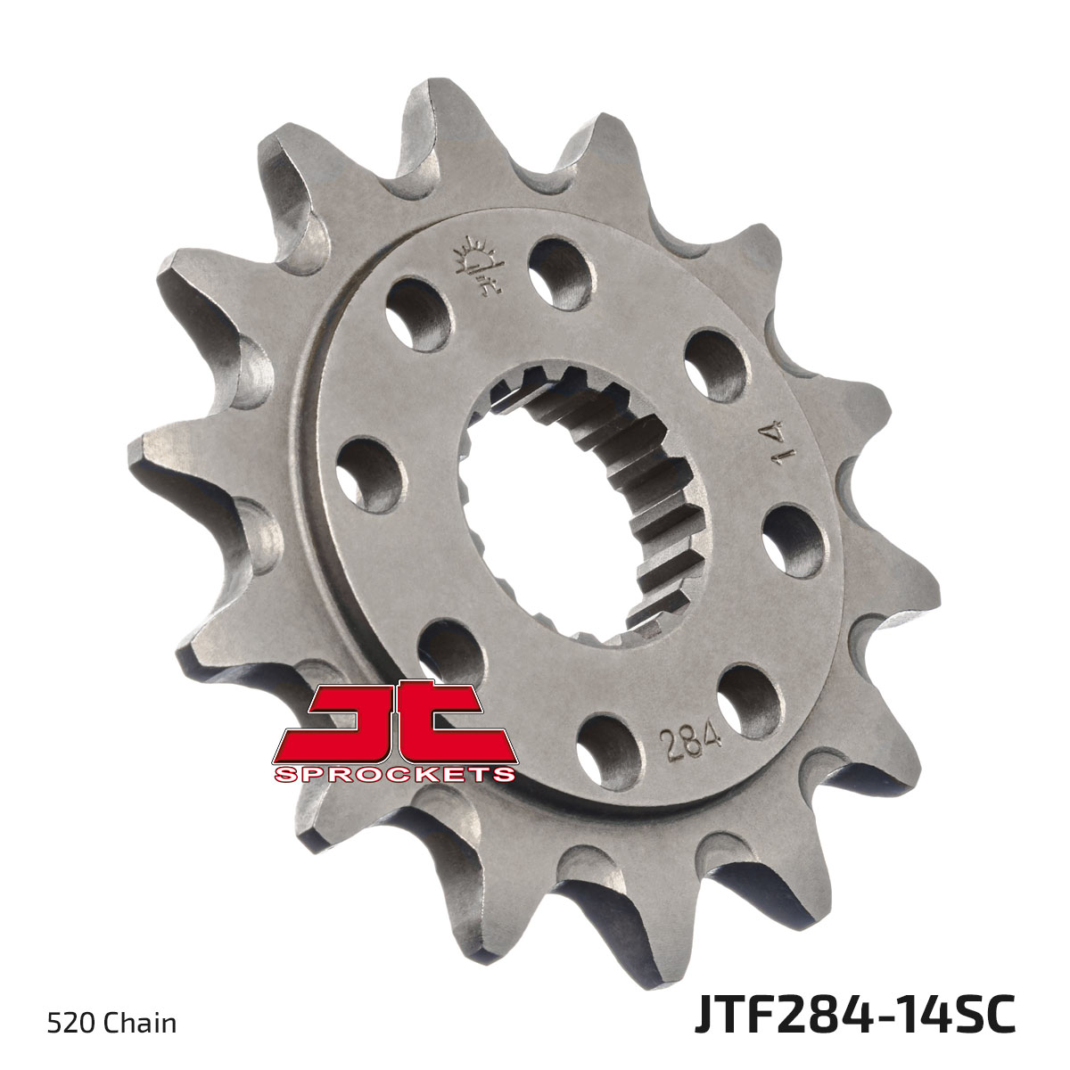 JT Front Sprocket Honda TRX450R 04-5, TRX700 08-09, CR250R 88-91, CR500 88-01 (Self Cleaning) (284-14)
