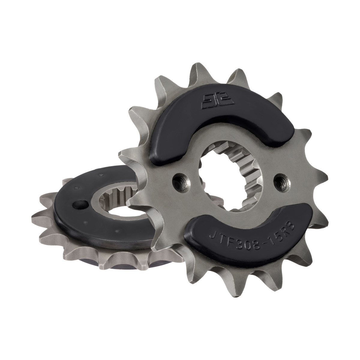 JT Front Sprocket Honda NX650 89-01, SLR650 97-98, Yamaha MT03 06-12, XT660R 04-15 (Rubber Cushioned) (308-15)