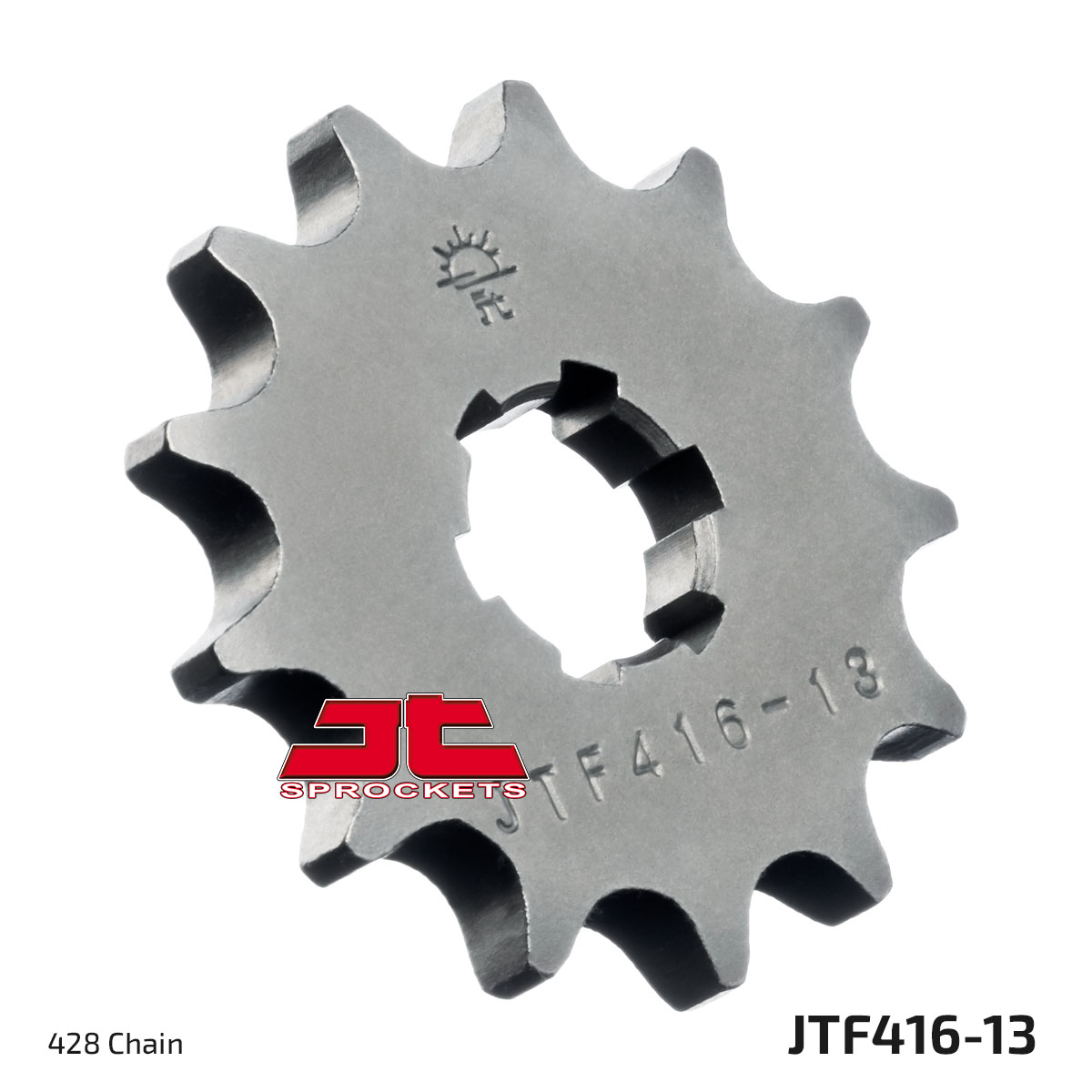 JT Front Sprocket Suzuki RM80 97-01, RM85 02-21, TS100 77-79, GT125 74-81, (416-13)