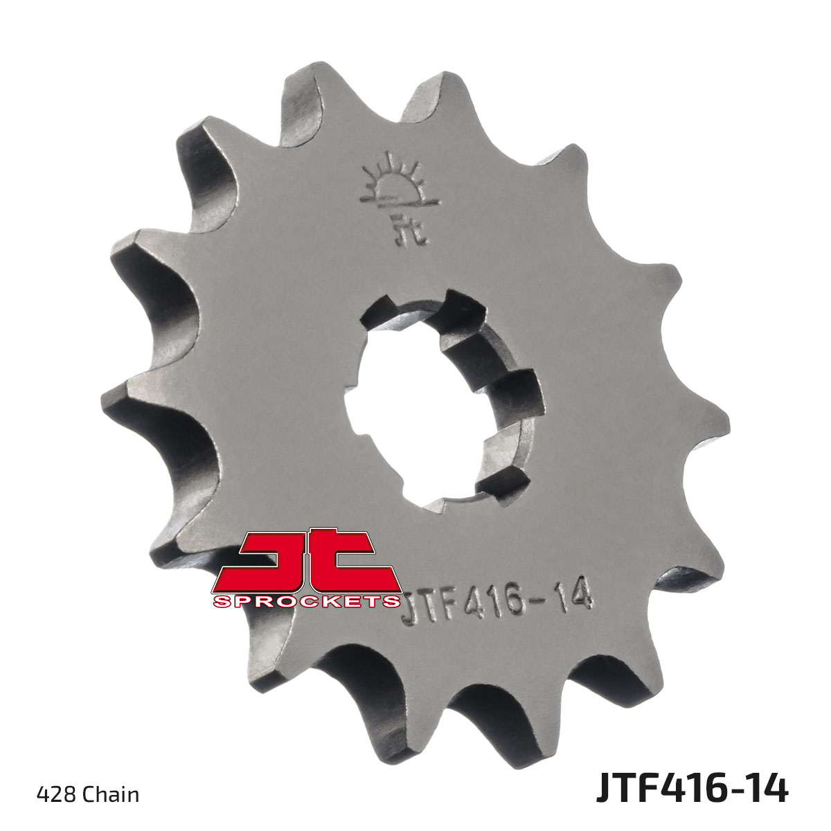 JT Front Sprocket Suzuki RM80 83-96, TS100ER 79-86, Yamaha YZ80 85-01, RD125 74-75 (416-14)
