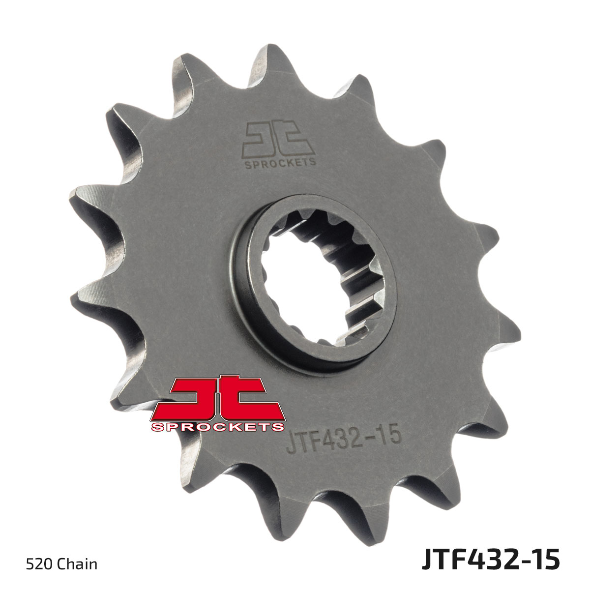 JT Front Sprocket Suzuki DR200 86-91,96-18, DR350 94-99, DR-Z400S 00-19, DR-Z400SM 05-19 (432-15)