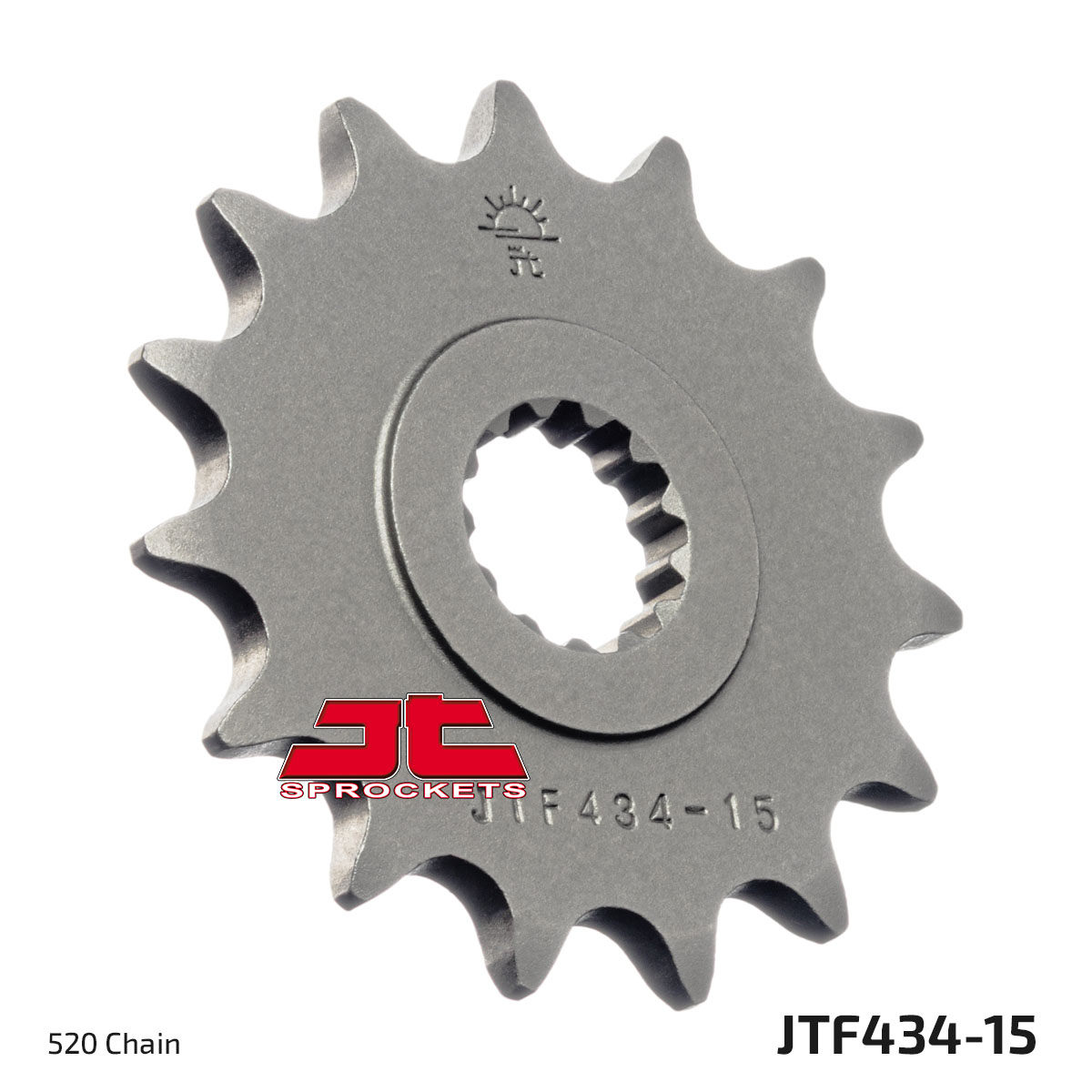 JT Front Sprocket Suzuki GN250 82-99, GZ250 99-10, TU250 98-19, SP370 77-82, SP400 79-82 (434-15)