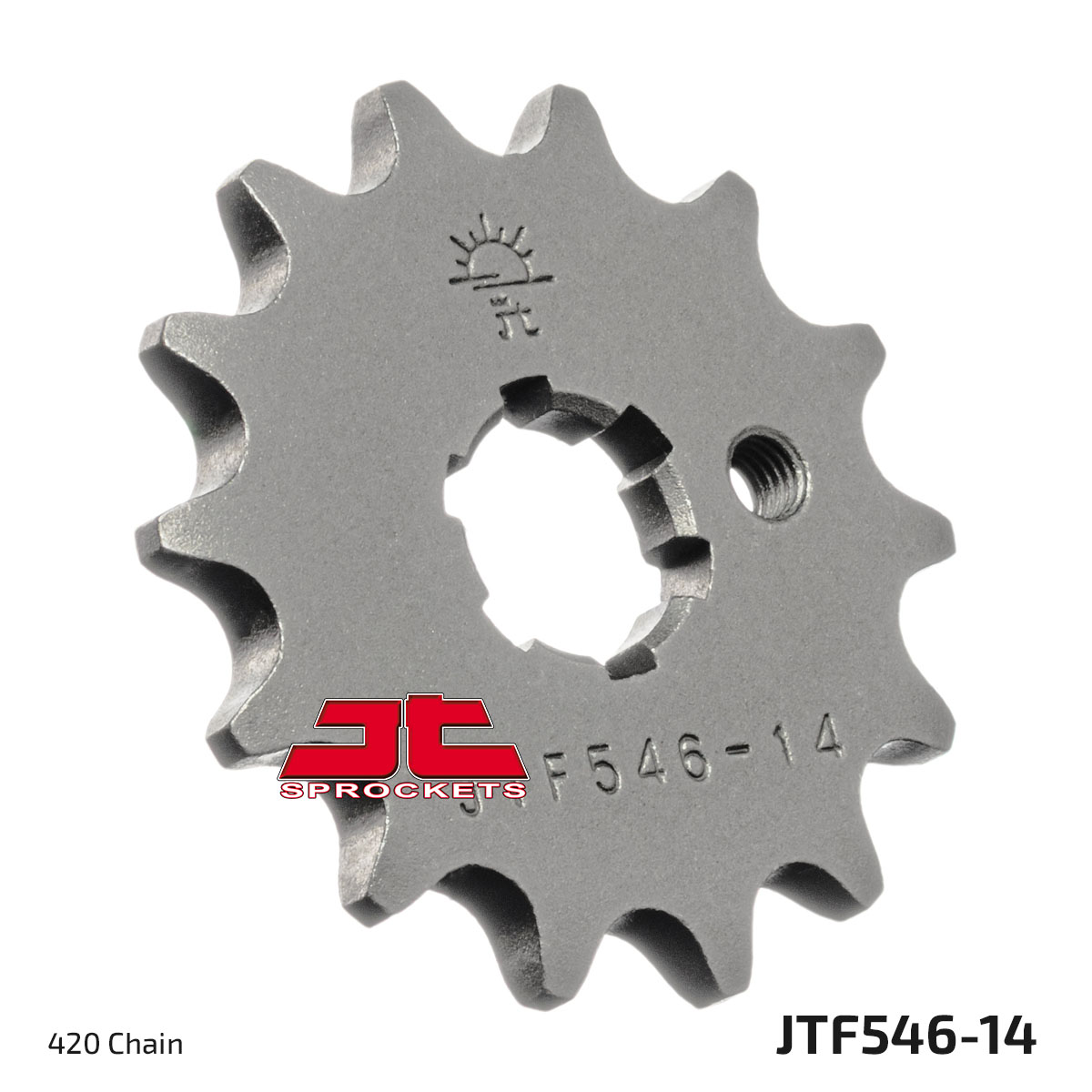JT Front Sprocket Kawasaki KX80 79-00, KX85 01-23, Yamaha RT100 90-00 (546-14)