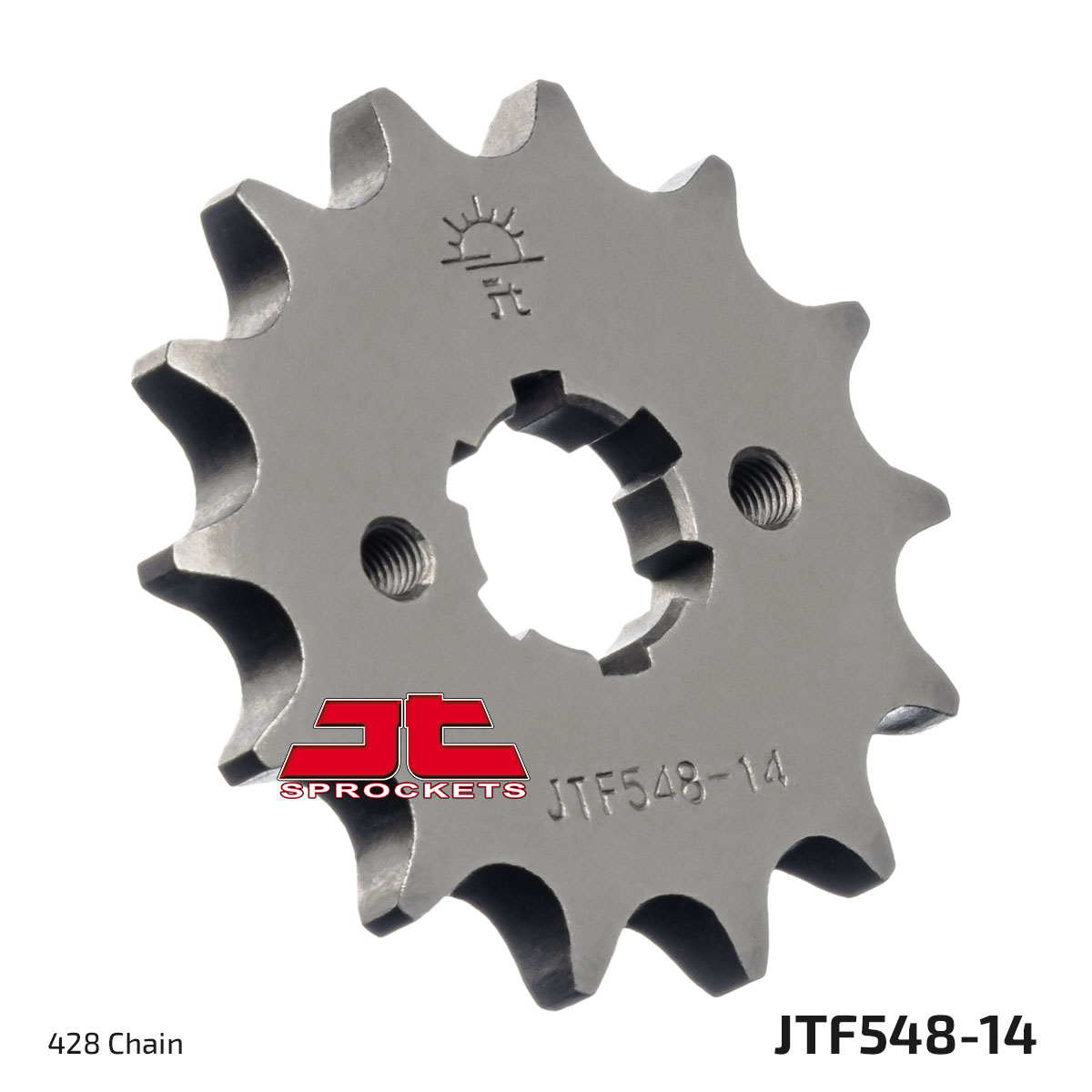JT Front Sprocket Yamaha XT125R 08-11, XT125X 08-11, YBR125 07-15, YBR125 Custom 08-15 (548-14)