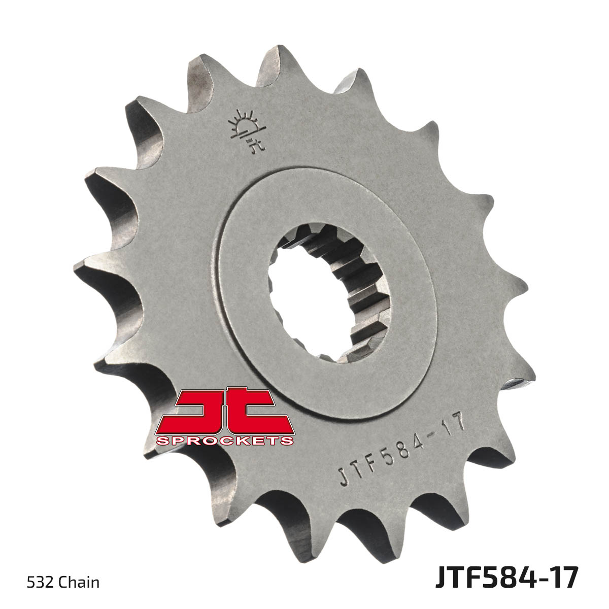 JT Front Sprocket Yamaha FZR750 (OW01) 90-92, FZR1000R 89-95, GTS1000 93-00 (584-17)