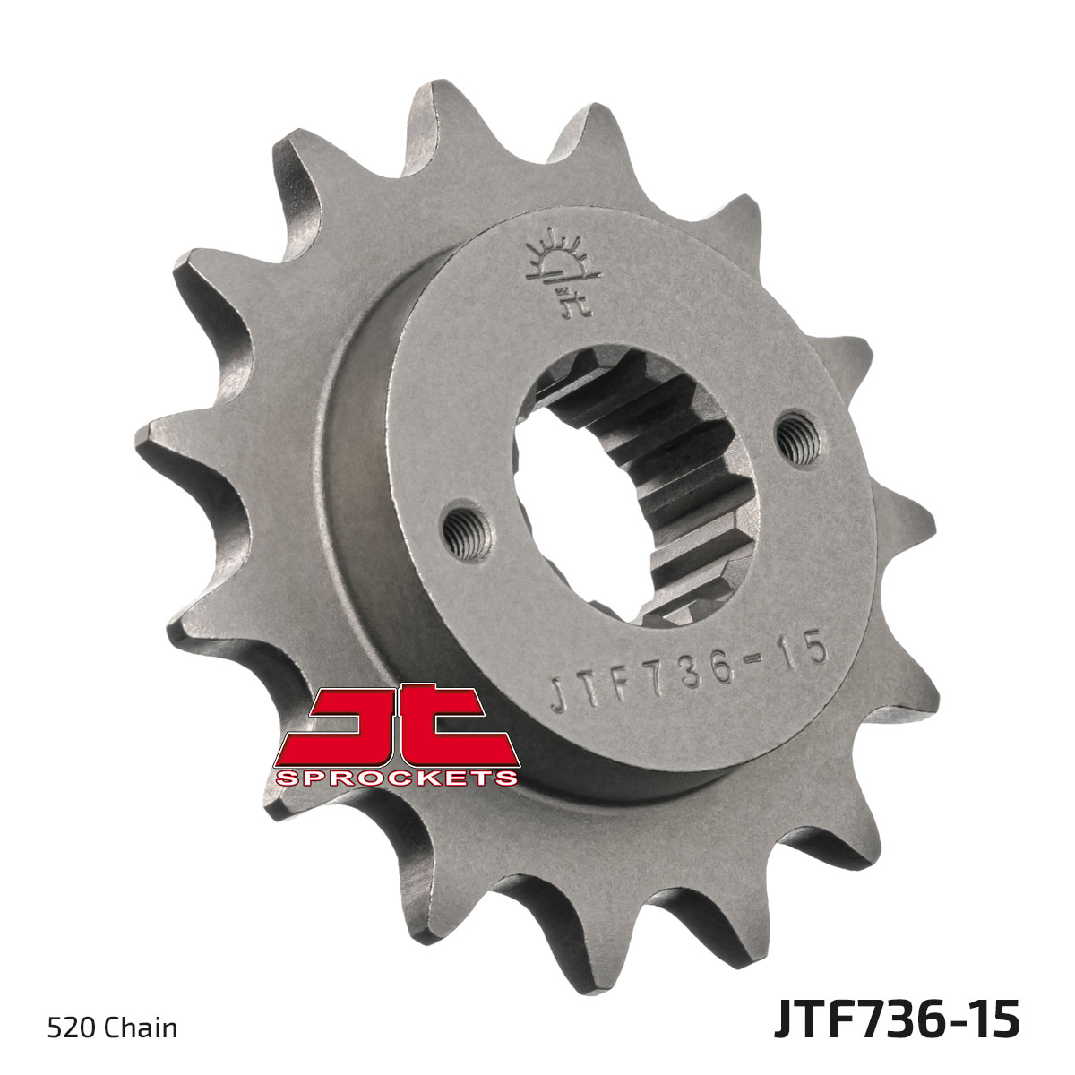 JT Front Sprocket Ducati 400 Scrambler Sixty2 16-21, 696 Monster 08-14, 797 Monster 17-20 (736-15)