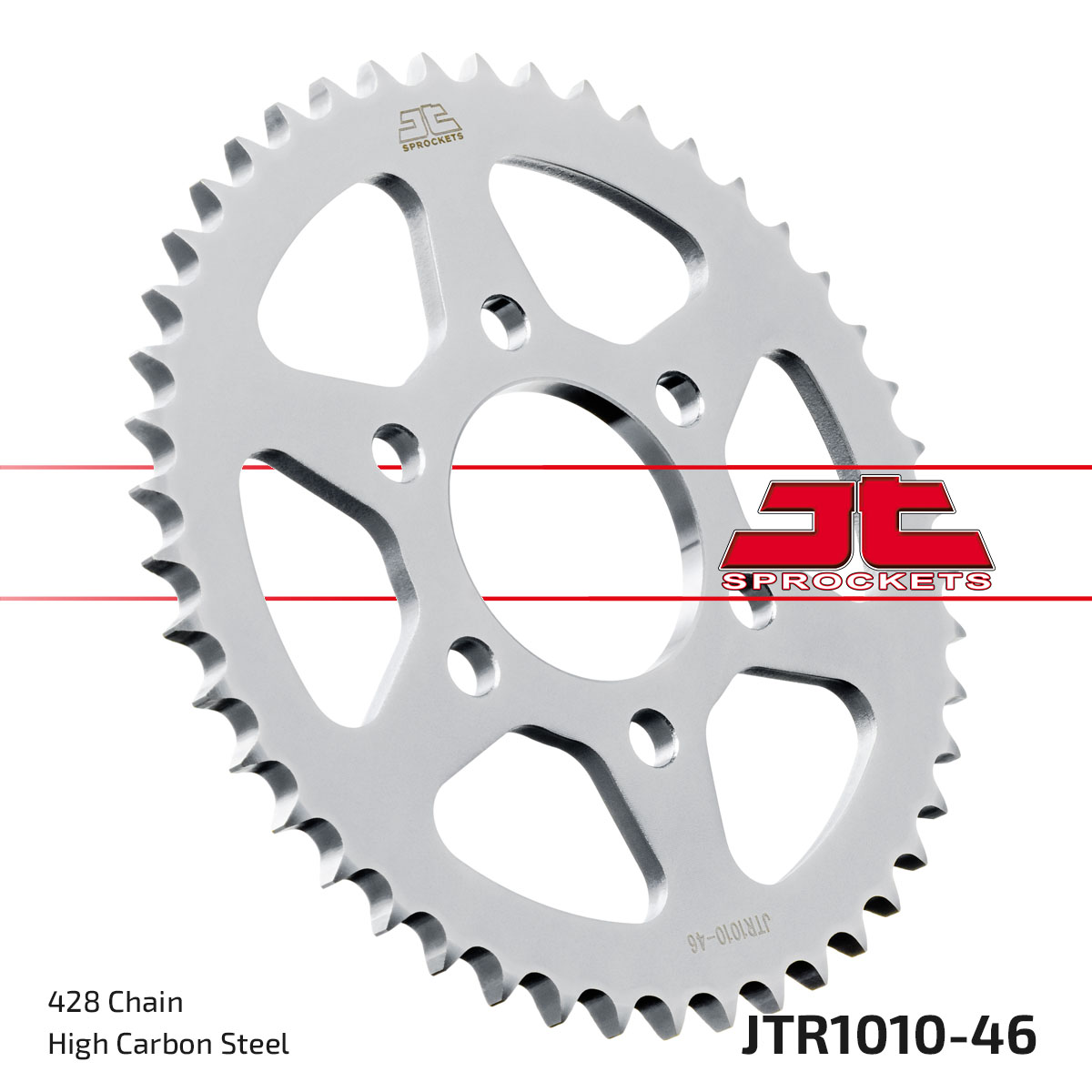 JT Rear Sprocket Keeway RKF125 Euro 5 22-23, RKF125 LC Euro 4 18-20, RKF125 LC Euro 5 21-22, RKR125i Euro 4 18-20 (1010-46)