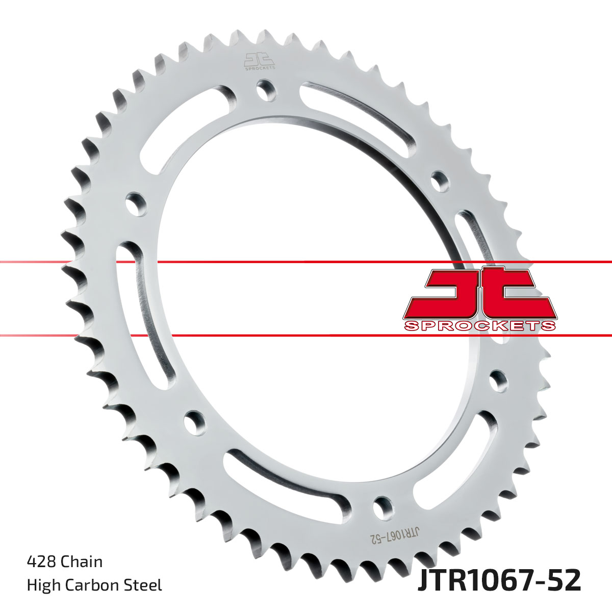 JT Rear Sprocket Hyosung GT125 models 03-15 (1067-52)