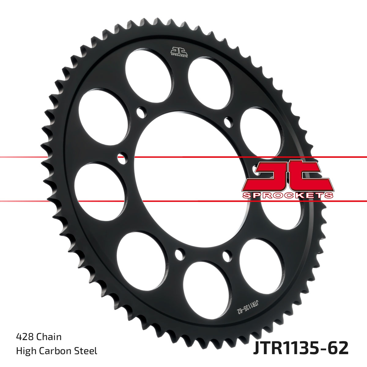 JT Rear Sprocket Aprilia 125 SX E4 18-23 (1135-62)