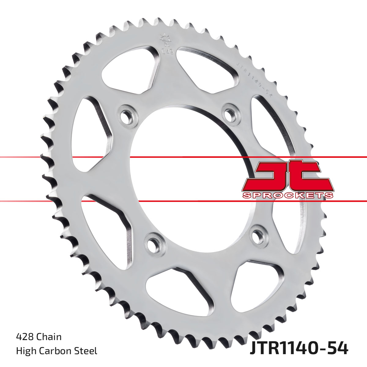 JT Rear Sprocket Betamotor 125 RE AC 11-16, 125 RR AC Enduro 13-15 (1140-54)