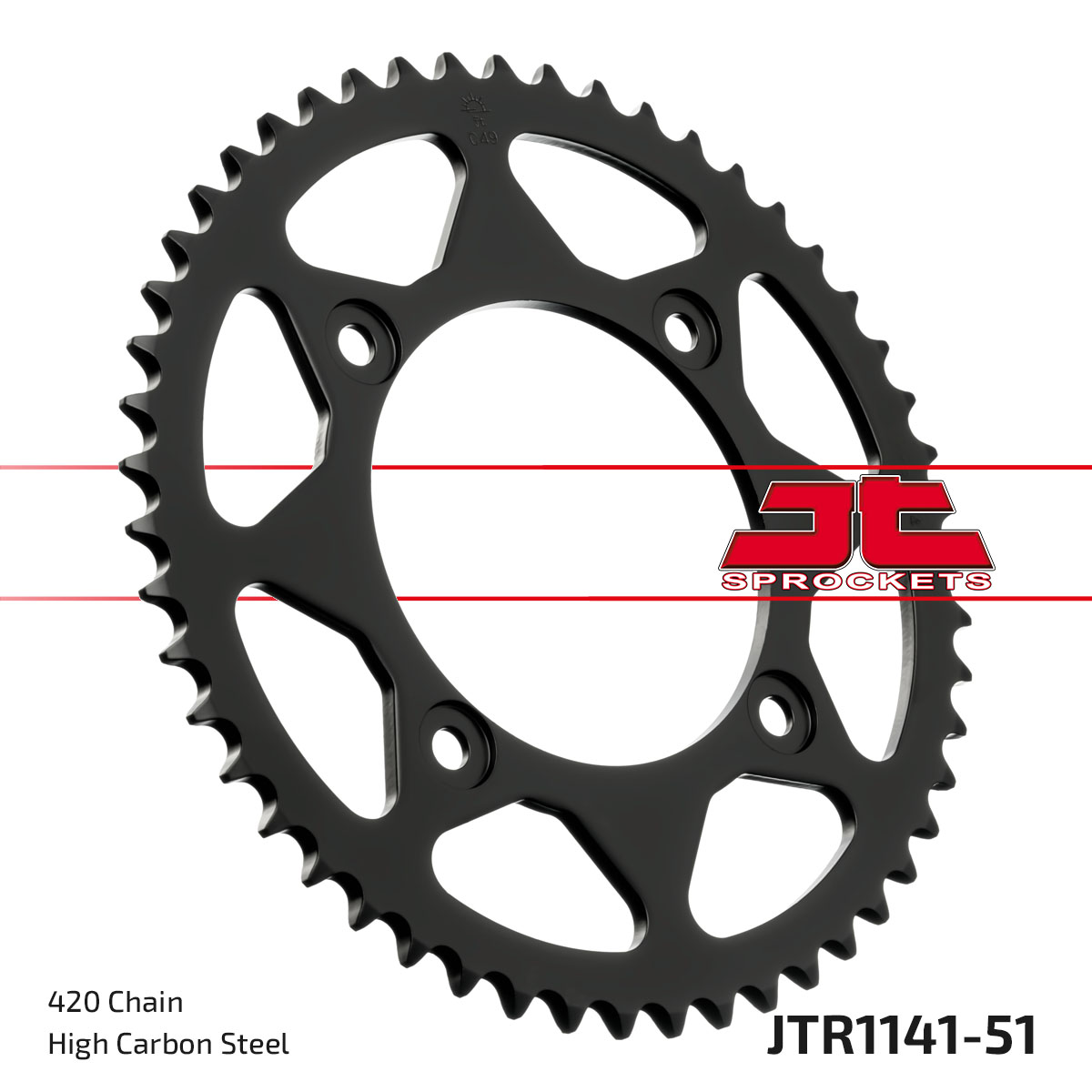 JT Rear Sprocket Betamotor 50 RR Enduro models 05-17 (1141-51)