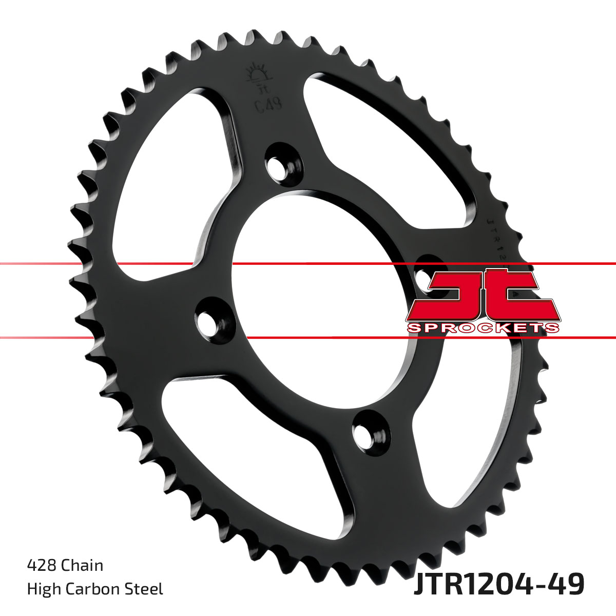 JT Rear Sprocket Honda CRF125FB 15-23 (1204-49)