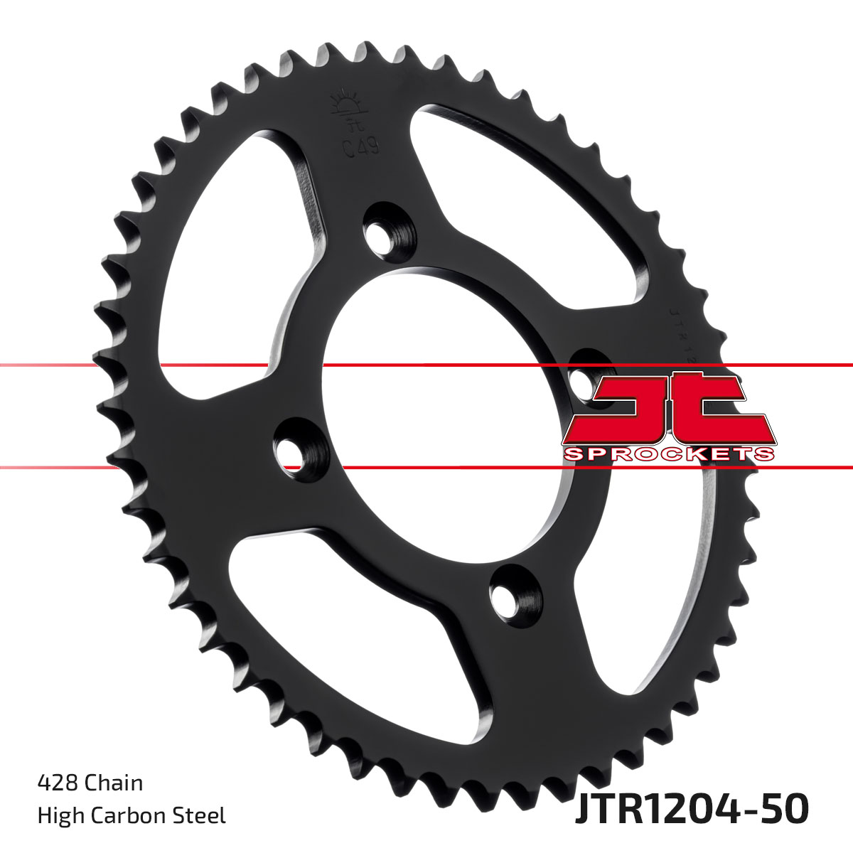 JT Rear Sprocket Honda CRF100 04-13, XR100R 85-03 (1204-50)
