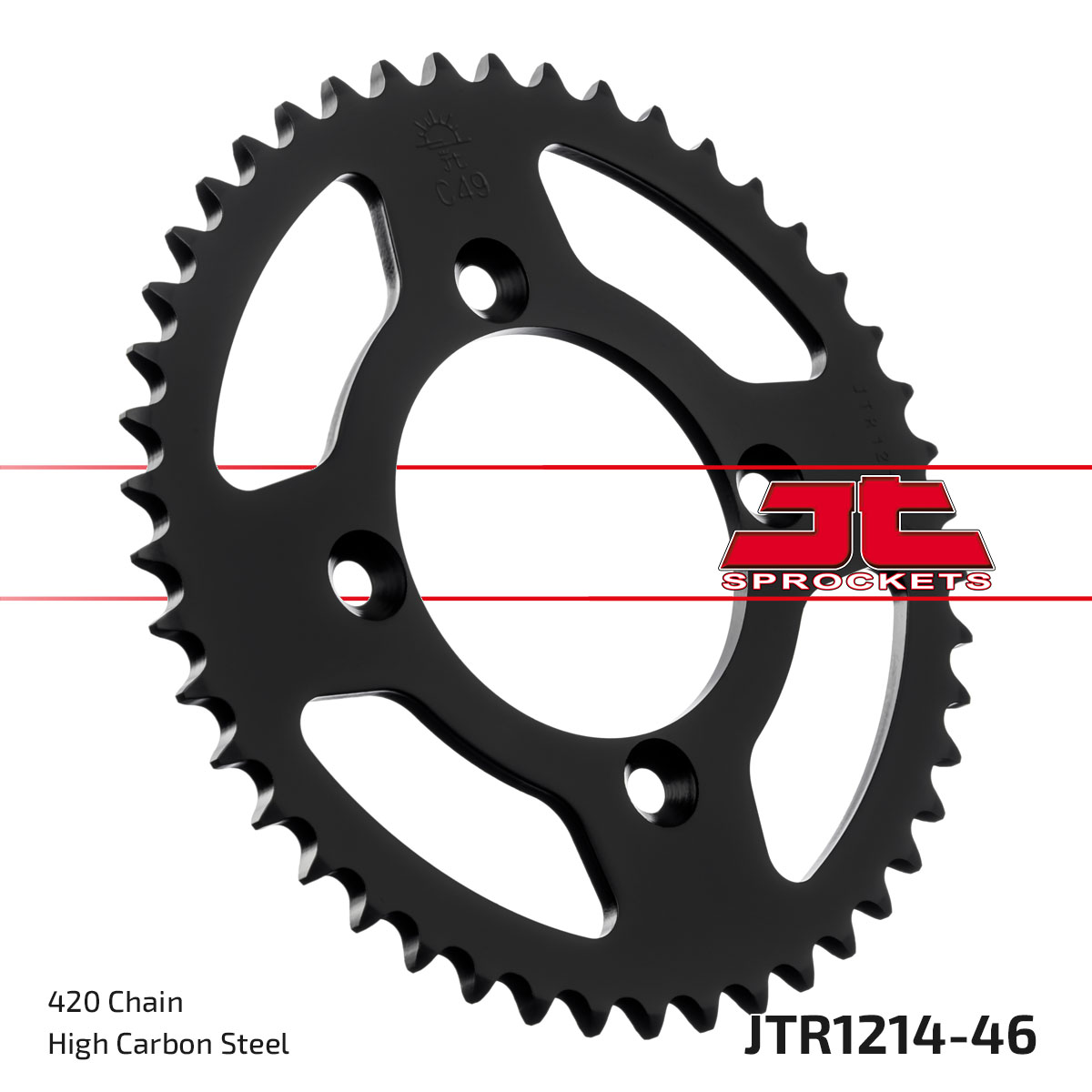JT Rear Sprocket Honda CRF80F 04-13, XR80R 85-03 (1214-46)