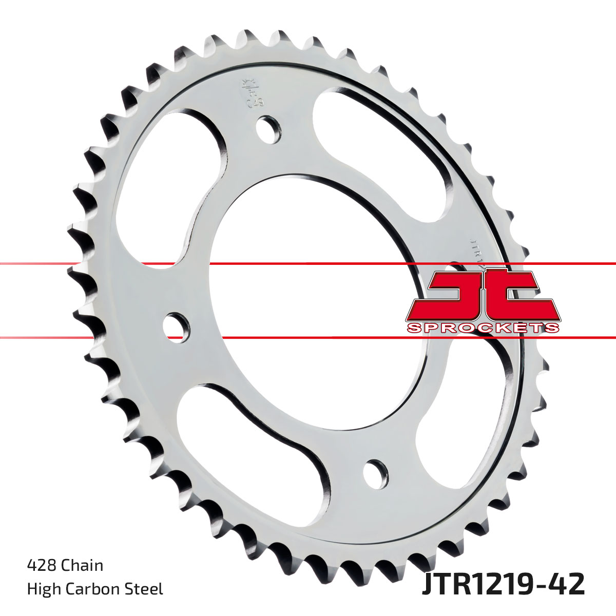 JT Rear Sprocket Honda CBF125 09-14 (1219-42)