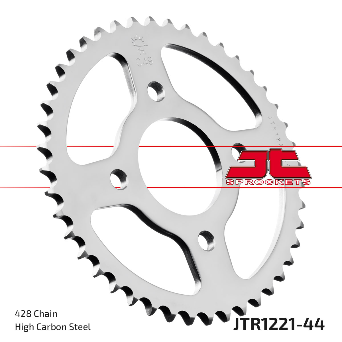 JT Rear Sprocket Honda CBR125R 11-17 (1221-44)