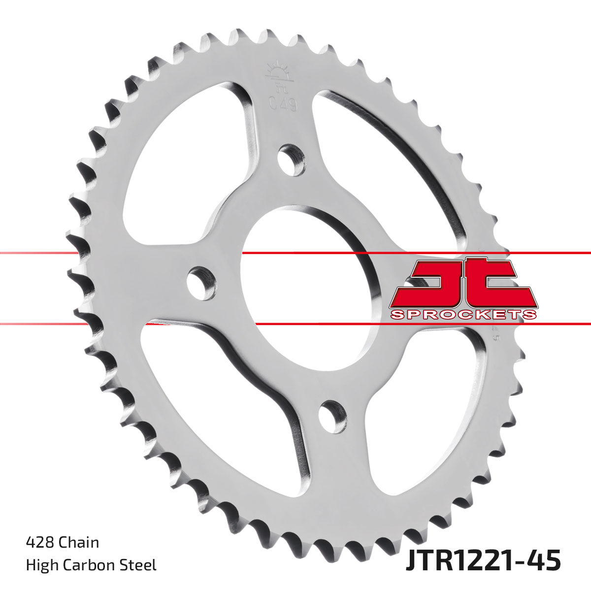 JT Rear Sprocket Honda CB125F (GLR125) 15-20 (1221-45)