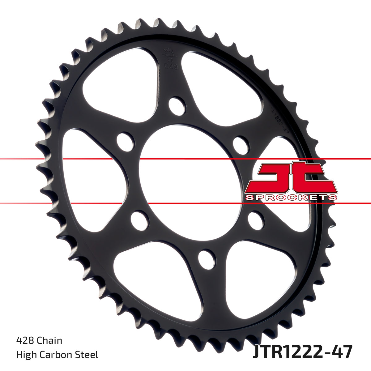 JT Rear Sprocket Honda CB125R (CBF125) 18-20 (1222-47)