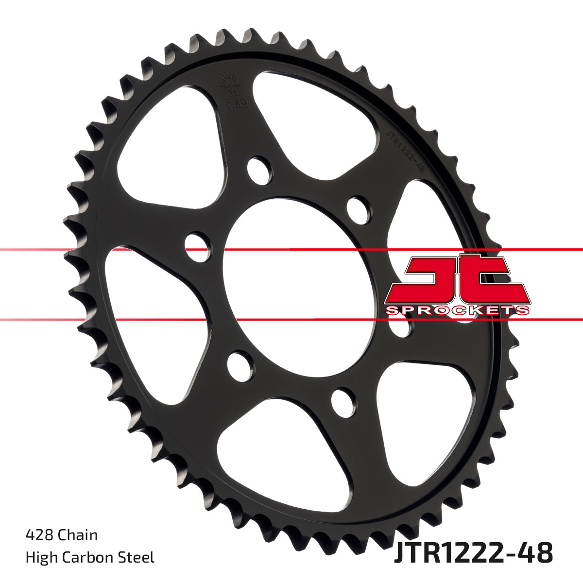 JT Rear Sprocket Honda CB125R (CBF125) 21 (1222-48)