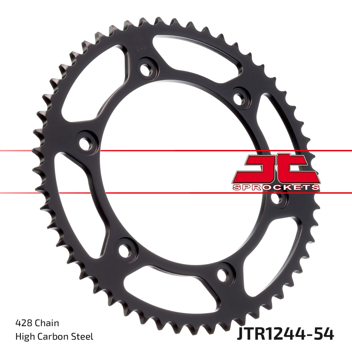 JT Rear Sprocket Honda CBR250RJ,RK,RK-2 (Import) (1244-54)