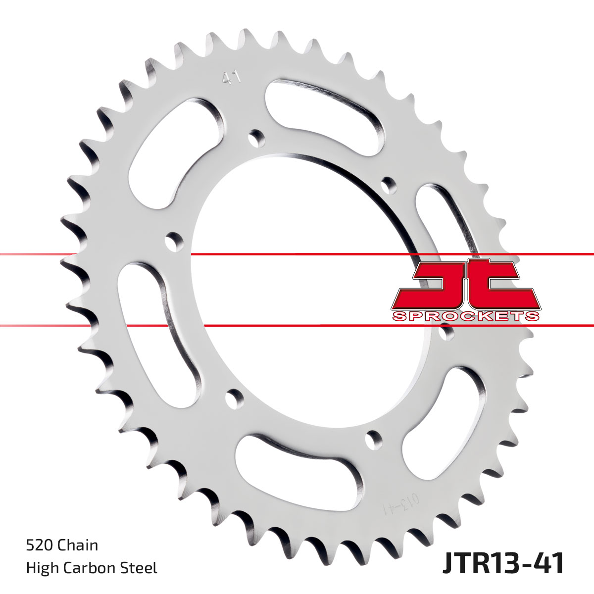 JT Rear Sprocket Aprilia 125 ST 83, Cagiva 125 Aletta Oro 85-87, 125 Freccia C12/R/T 89-92 (13-41)