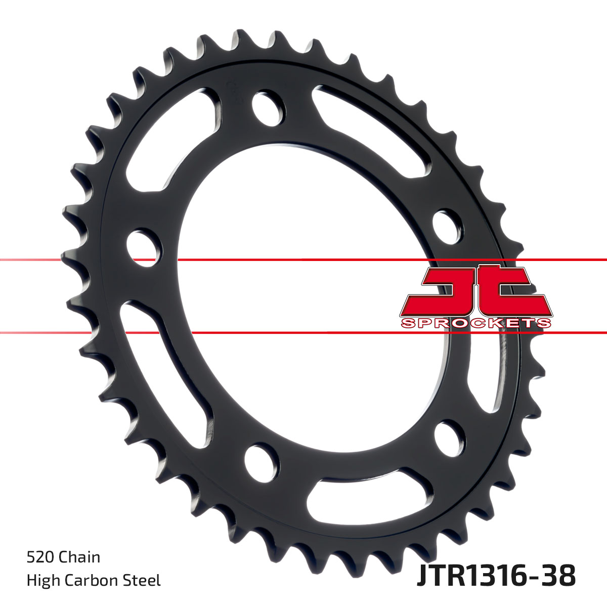 JT Rear Sprocket Honda NSS750 Forza 21-22, 750 Adv 17, 750 X-Adv 17-22 (1316-38)