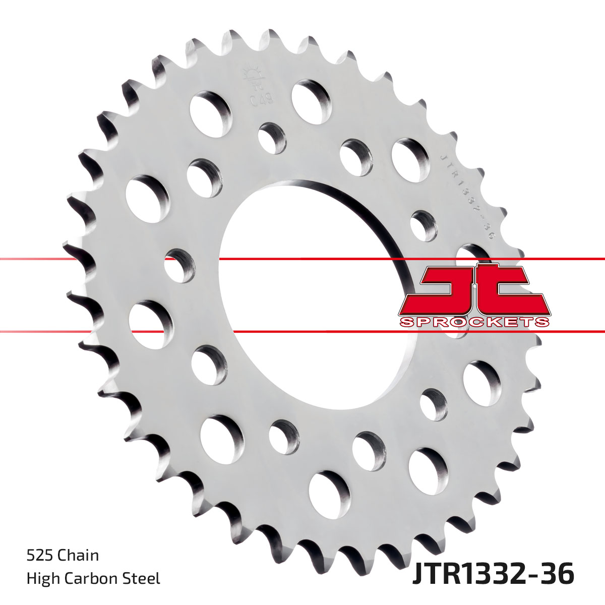 JT Rear Sprocket Honda CB350S 86-88, CB450S 86-88, CMX450C 86-87, XBR500 85-88 (1332-36)