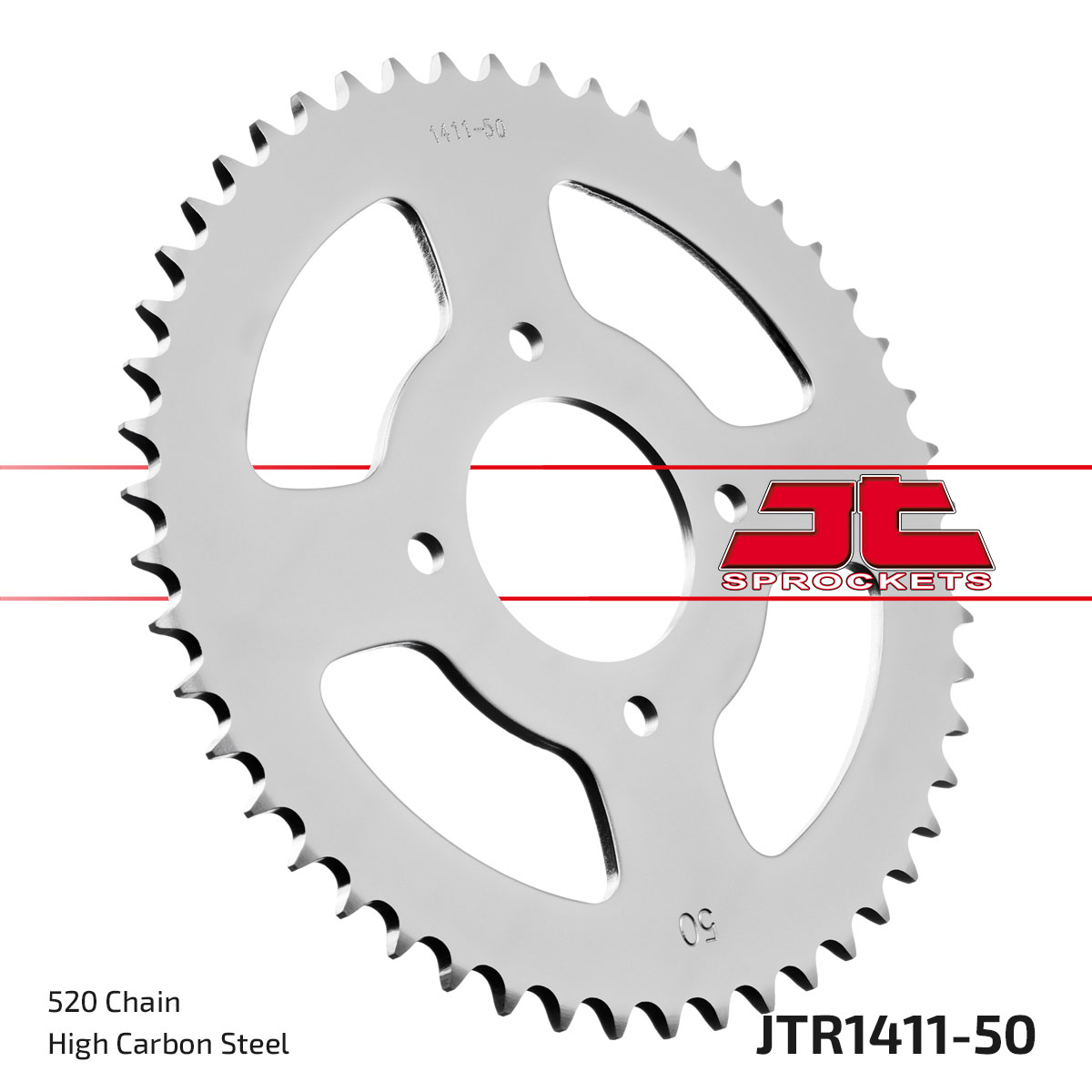 JT Rear Sprocket Kawasaki KLT200 83-84, KLT250A/C/P 82-85 (1411-50)
