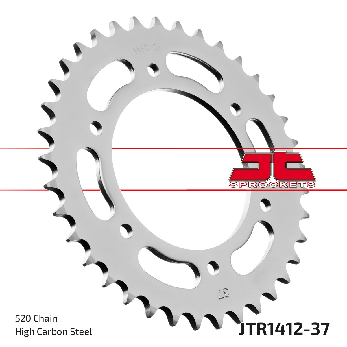 JT Rear Sprocket Kawasaki KXT250B Tecate 86-87 (1412-37)