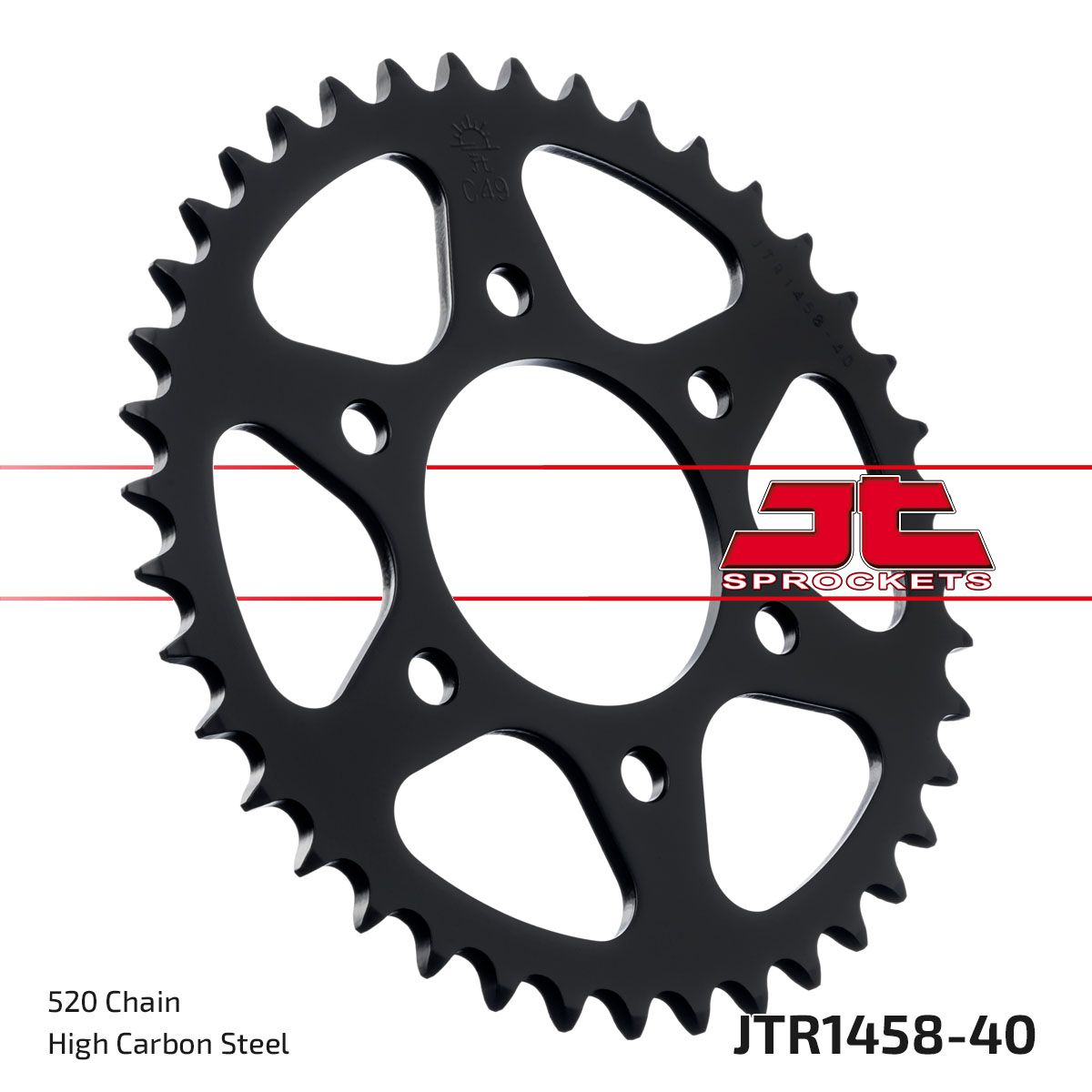 JT Rear Sprocket Kawasaki KL250A 77-78 (1458-40)