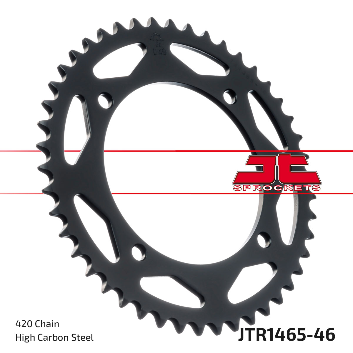 JT Rear Sprocket Kawasaki KX65 00-01 (1465-46)
