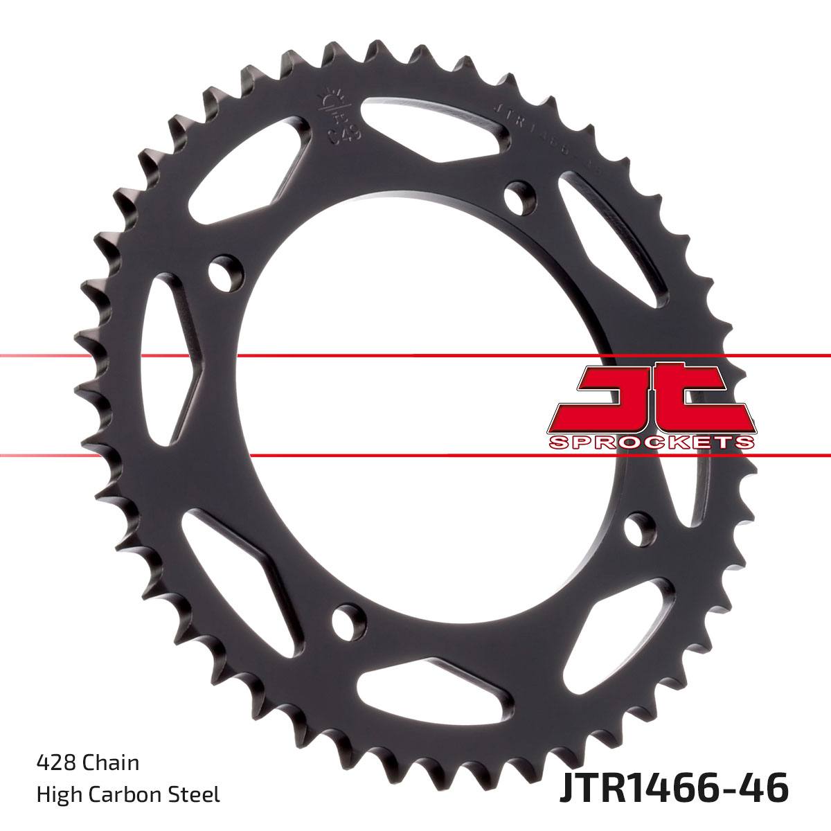 JT Sprocket Rear Kawasaki KX65 00-01 (428 Conversion) (1466-46)