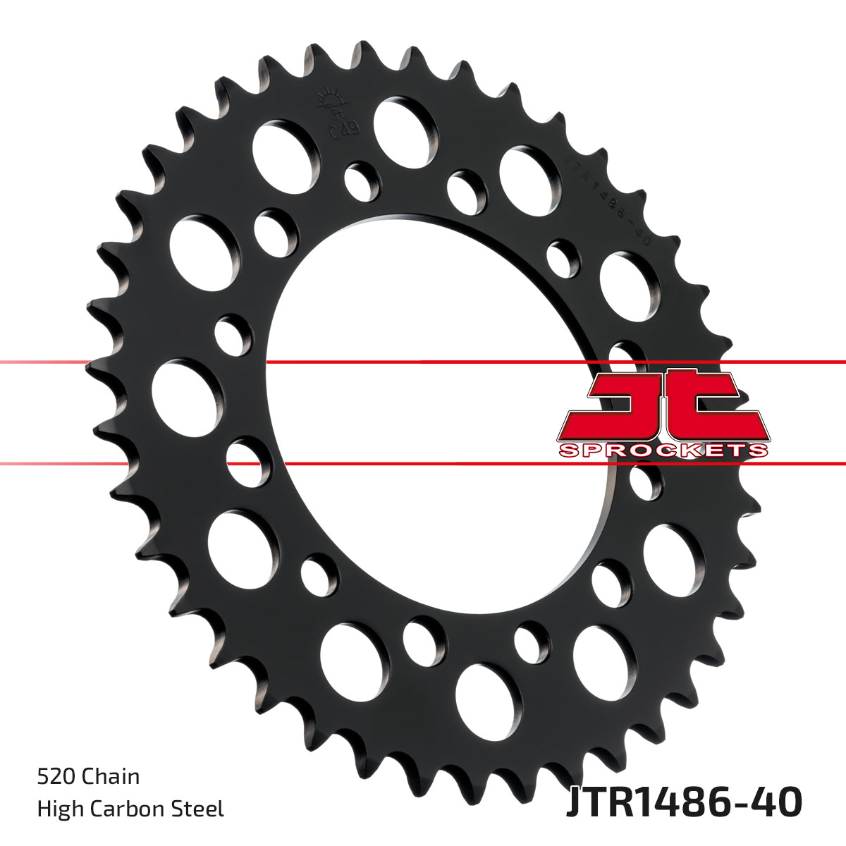 JT Rear Sprocket Kawasaki EL250 (EL250F2) 97-03 (1486-40)