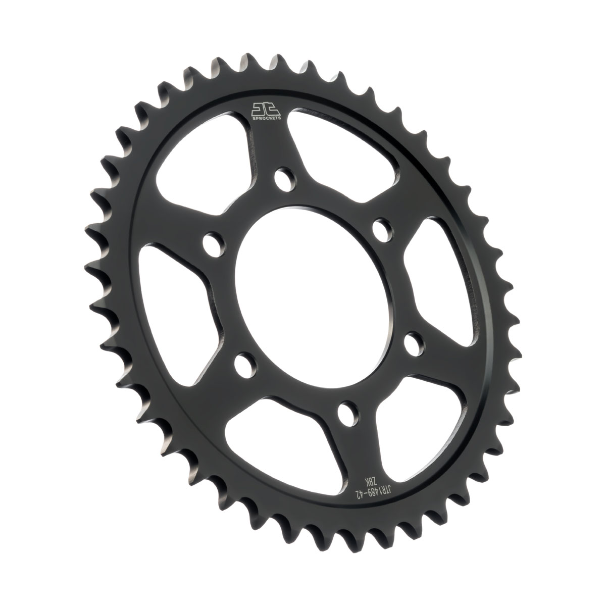 JT Rear Sprocket Kawaskai ZX-7RR 96-99, Z900 ABS SE 20, Z900RS 18-20, Z1000(ZR1000) 10-14 (Black Zinc) (1489-42)