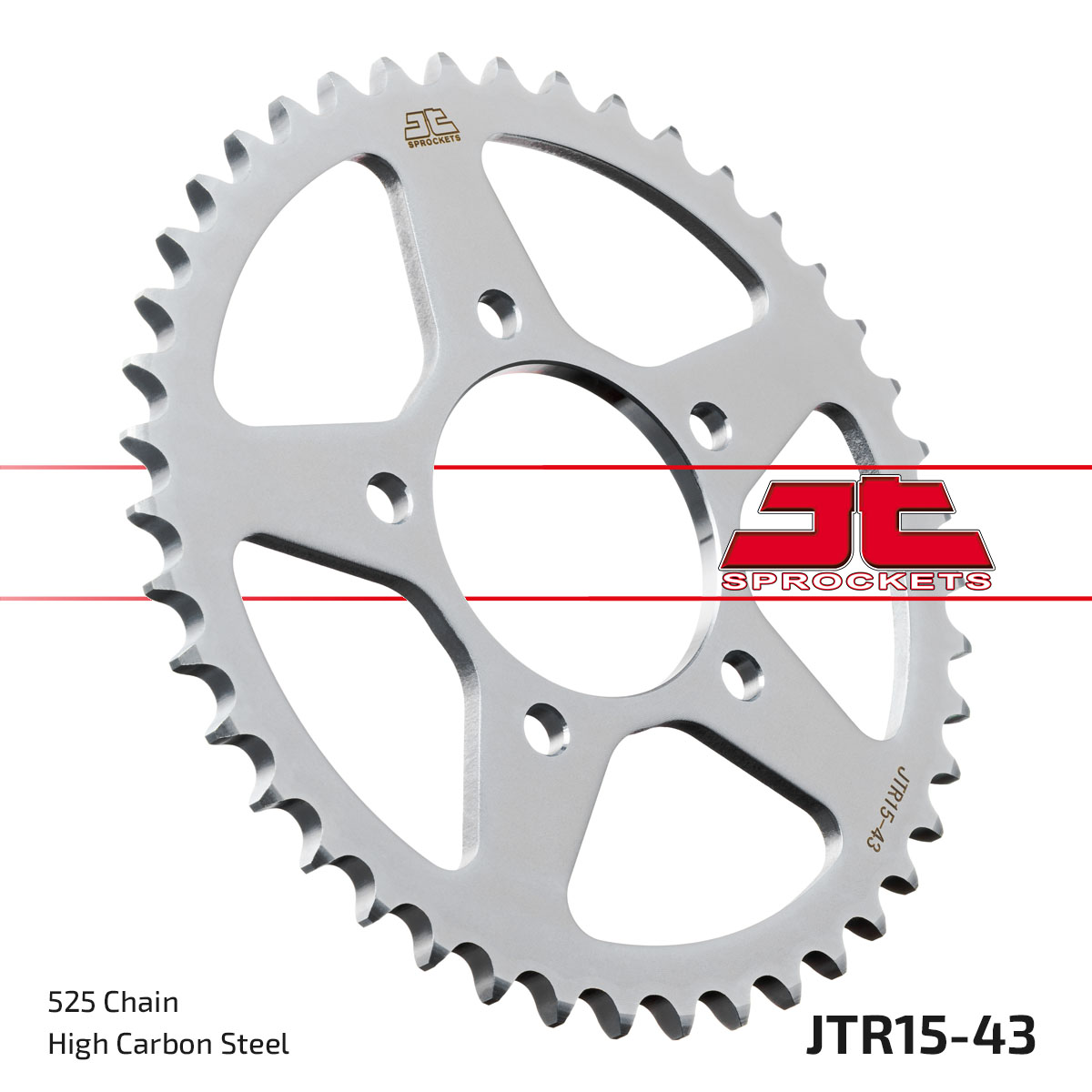 JT Rear Sprocket Benelli 500 Leoncino Euro 4 18-20 (15-43)