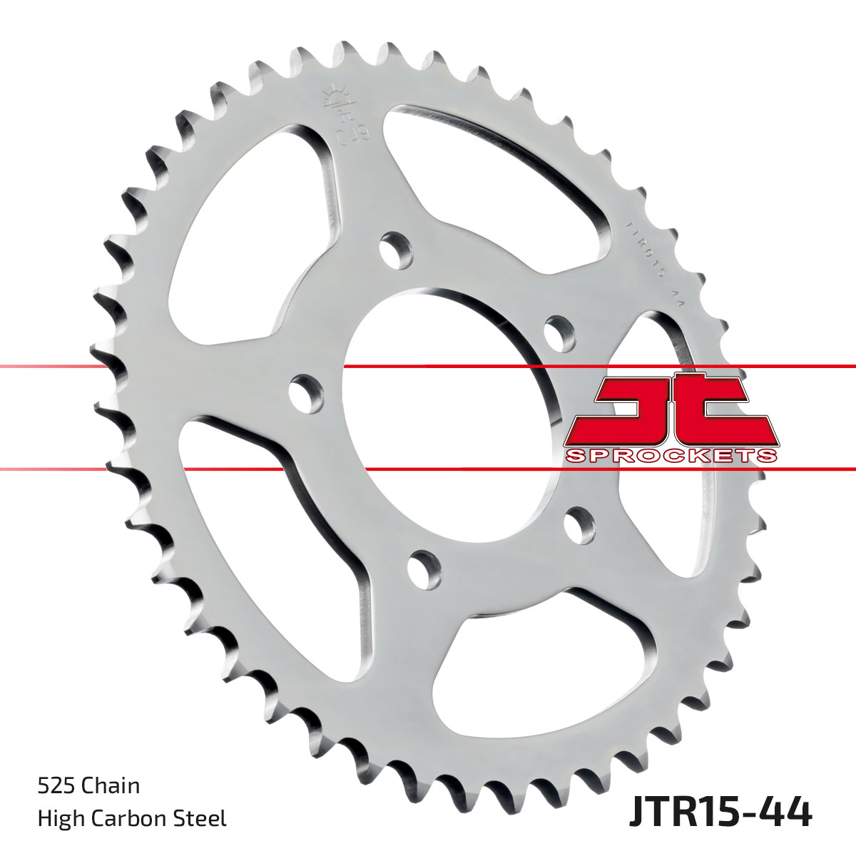 JT Rear Sprocket Benelli BN302 15-21, 500 Leocino 502X 18-21, 752S 18-23 (15-44)
