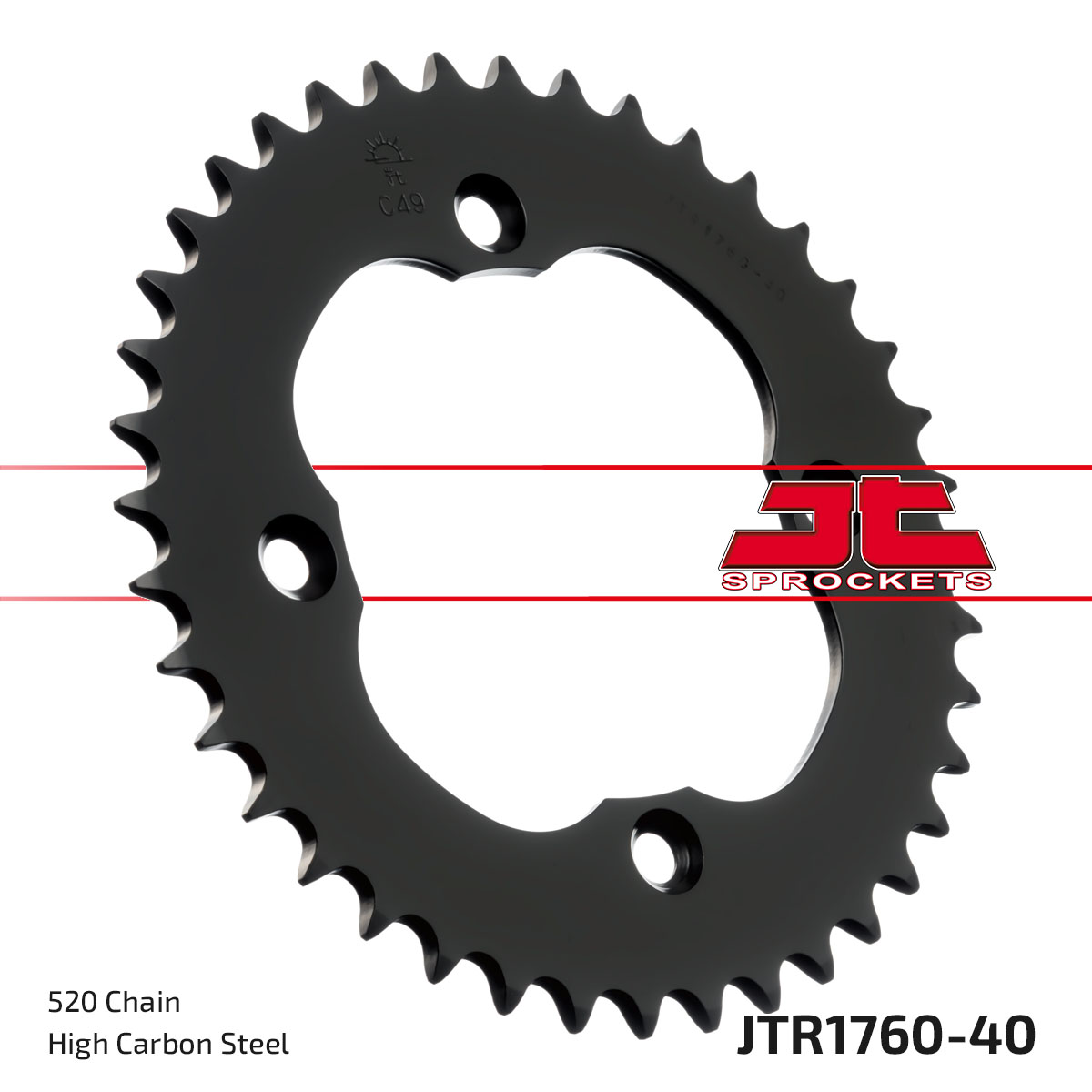 JT Rear Sprocket LT-Z400 Quadsport 09-12 (1760-40)