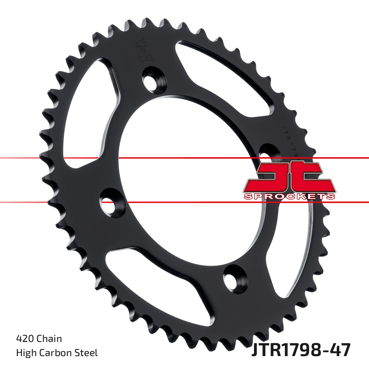JT Rear Sprocket Yamaha YZ65 18-23 (1798-47)