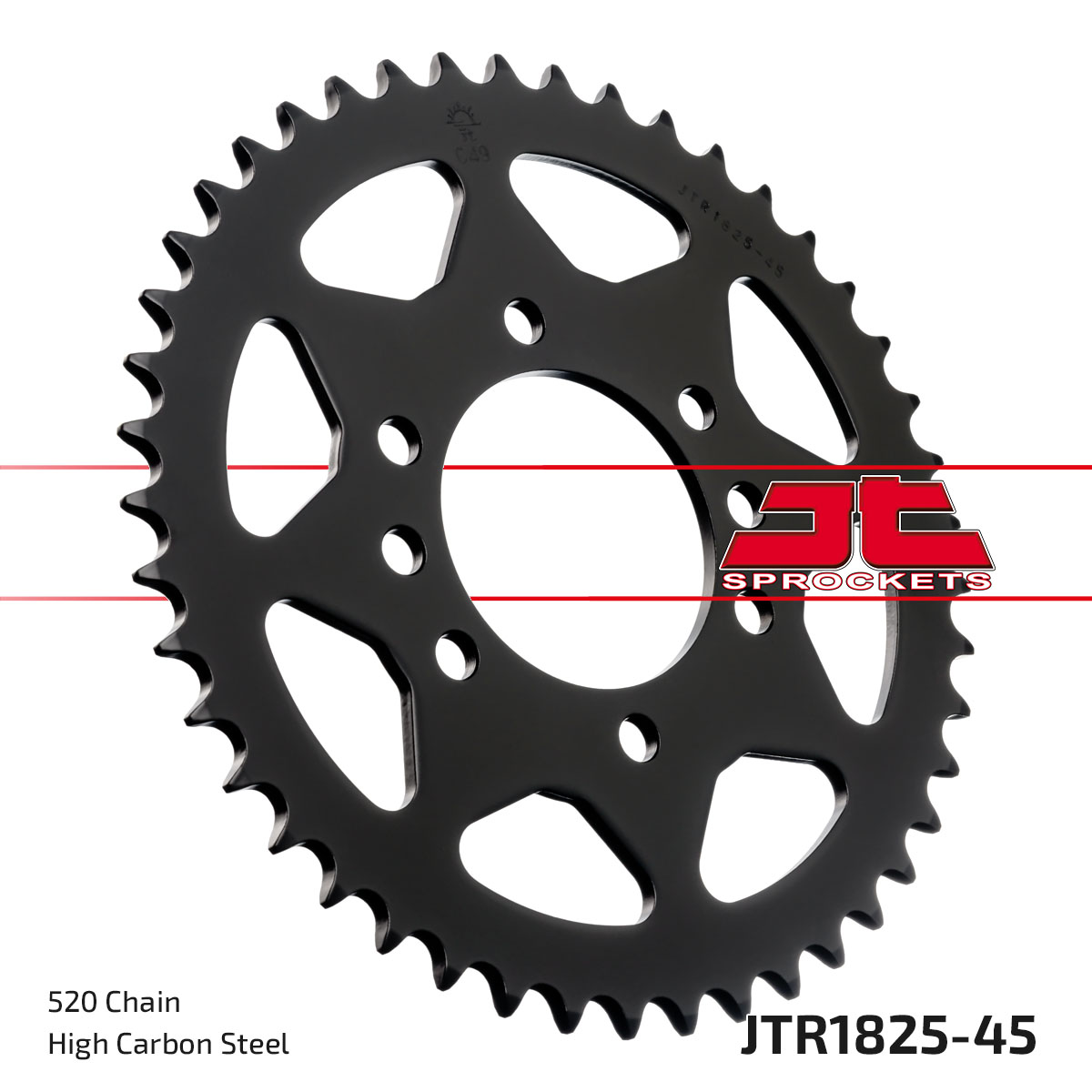 JT Rear Sprocket Suzuki GF250 88, DR500 81-83 (1825-45)