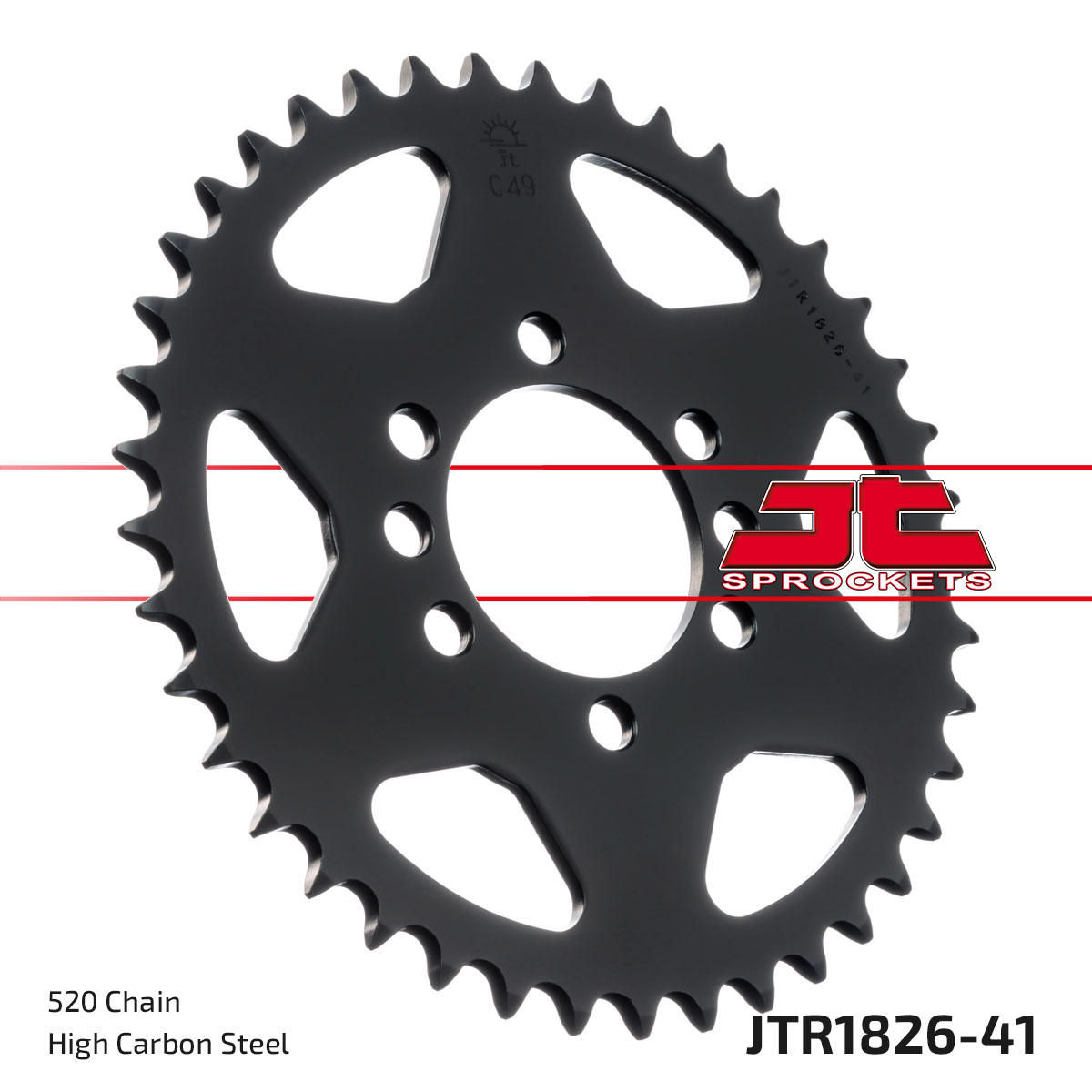 JT Rear Sprocket Suzuki LT230S 85-88, LT230E 86-93 (1826-41)