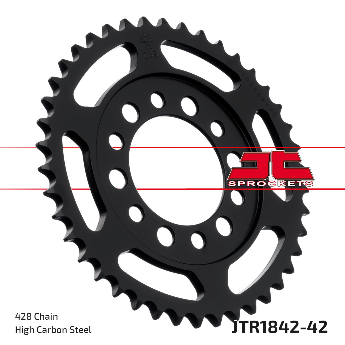 JT Rear Sprocket Yamaha YZ80 83 (1842-42)