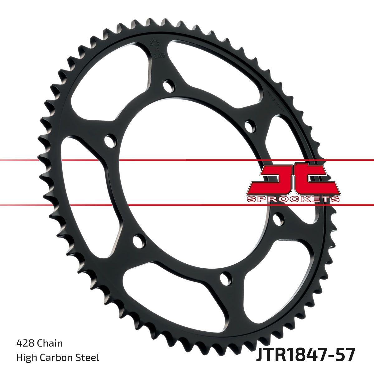 JT Rear Sprocket Yamaha TDR125 93-01 (1847-57)