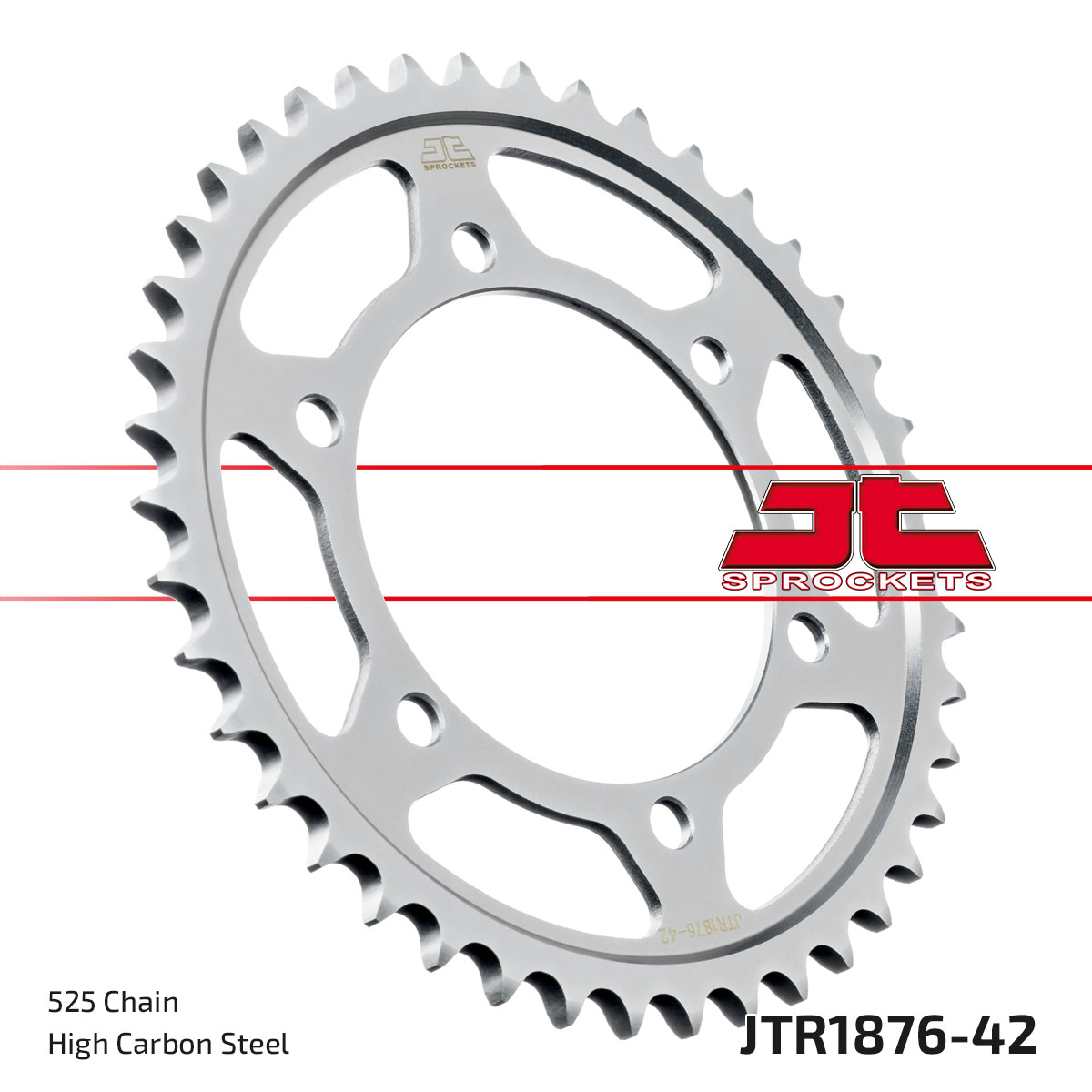 JT Rear Sprocket Yamaha YZF-R7 22-23, MT10 22-23, MT10SP 22 (1876-42)