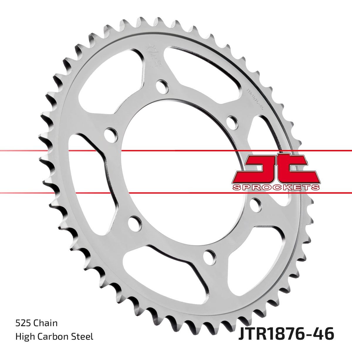 JT Rear Sprocket Yamaha Tenere 700 ABS 20-22, Tenere Rally Edition 20-22 (1876-46)