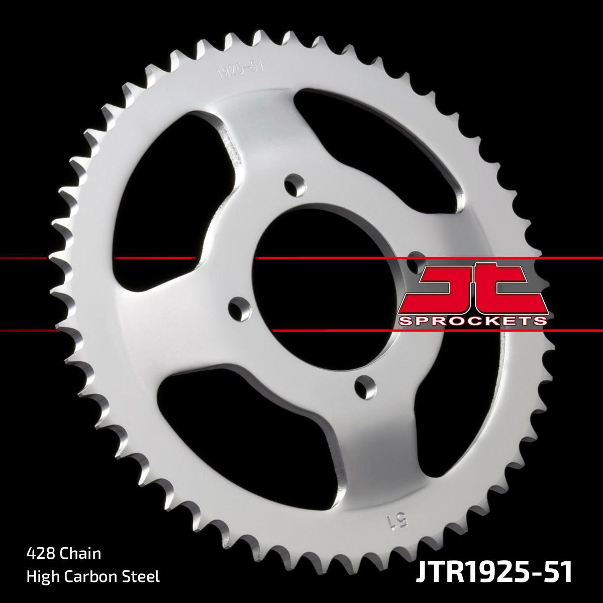 JT Rear Sprocket Yamaha AG100 80-93 (Dish Rear Sprocket) (1925-51)