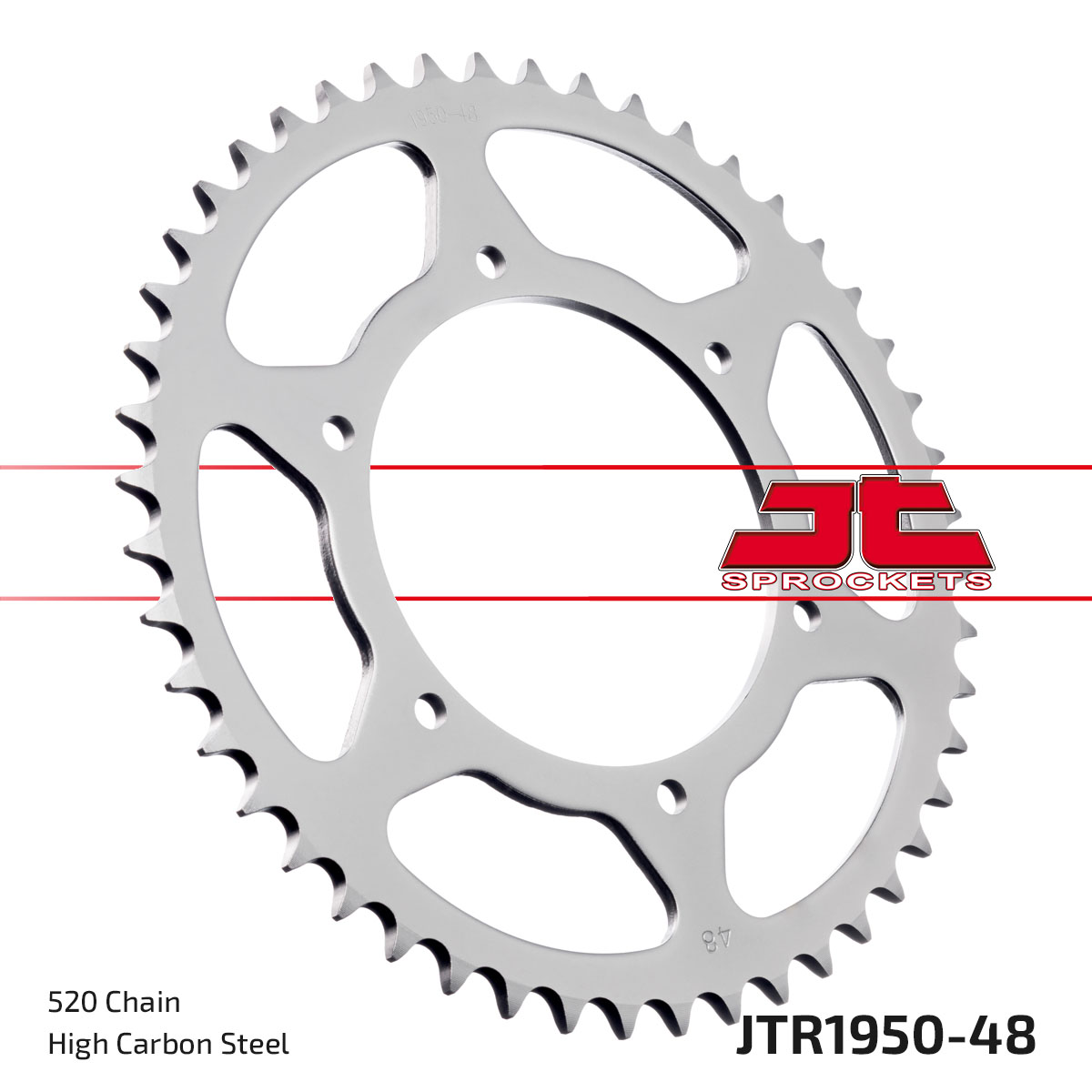 JT Rear Sprocket Husaberg 350 Enduro 92-95, FE400 96-99, FC501 96-99, FE600 96-99 (1950-48)