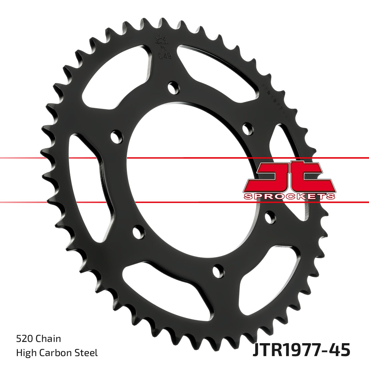 JT Rear Sprocket Honda XL250K 76-77 (1977-45)